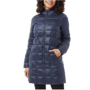 Aventure Ladies' Size XL 3/4 Length Puffer Jacket  Navy Night NWT